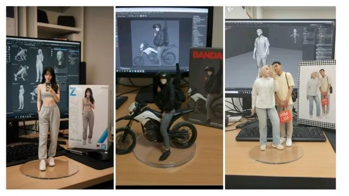Viral: Gemini AI Bikin Foto Miniatur Musisi! Seniman Kagum, Fans Heboh!