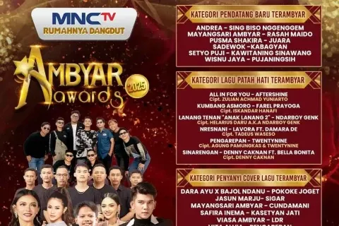 Ambyar Awards 2025 Siap Guncang Layar Kaca, Catat Tanggalnya!