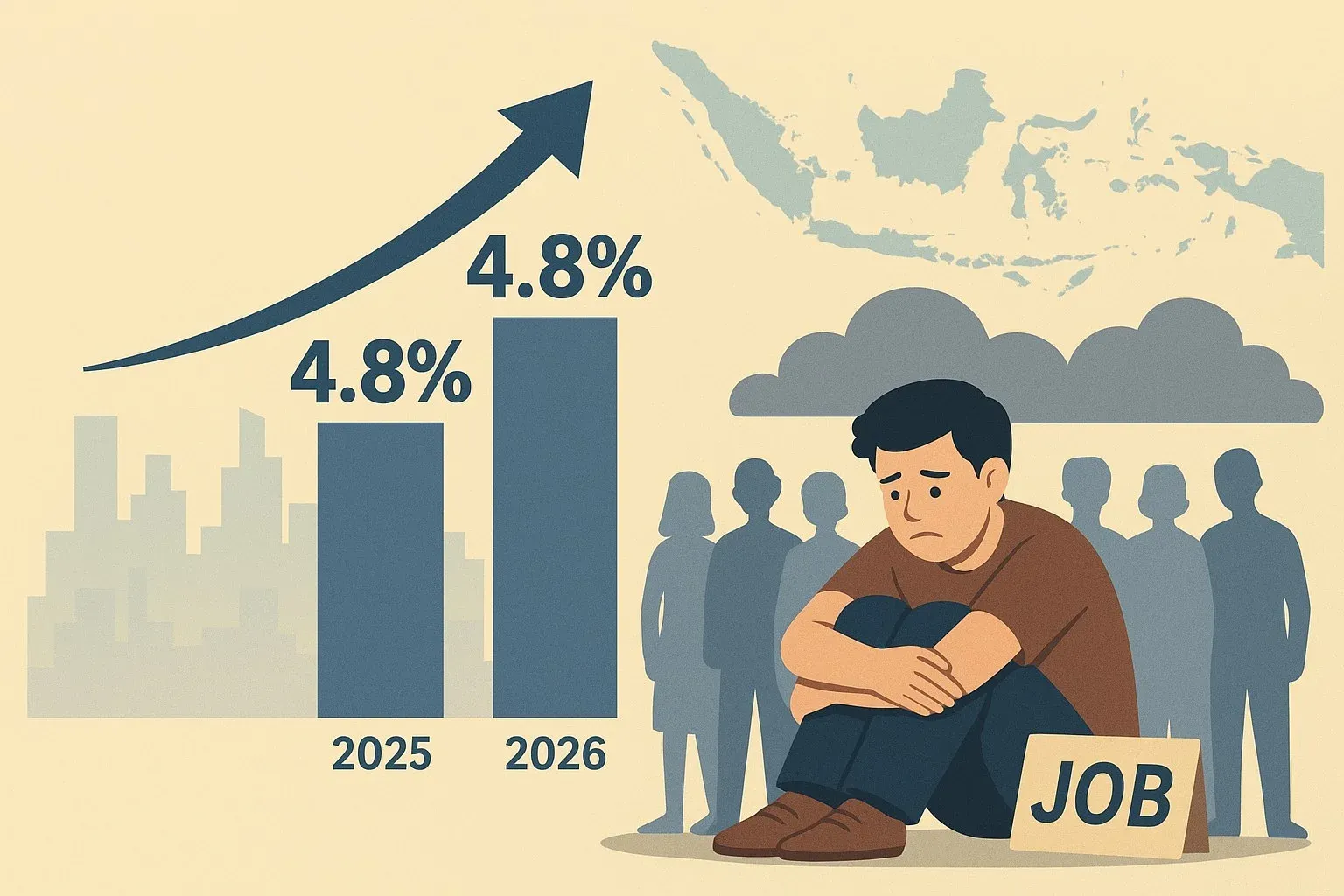 Pengangguran Muda RI Mencekik: 1 dari 7 Pemuda Menganggur!
