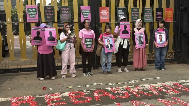 Aksi "Pink" API: Tuntut Pembebasan Delpedro Cs & Presiden Prabowo Didesak Tarik TNI