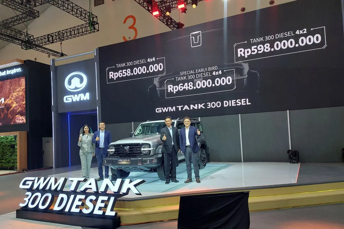 GWM Tank 300 Diesel Tembus Indonesia, Harga Mulai Rp598 Juta!