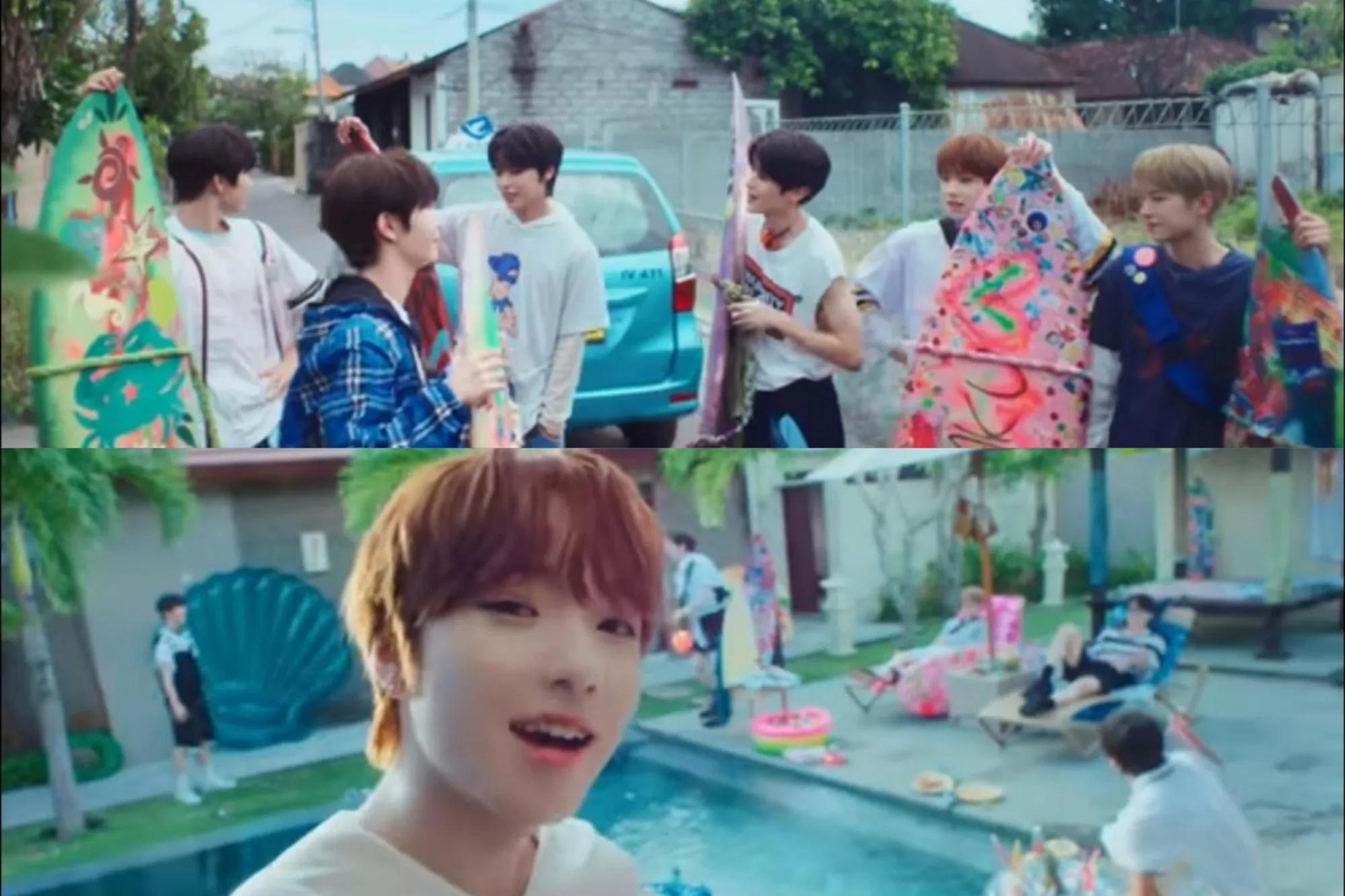 MV K-Pop Dikuasai Bali: NCT WISH & TXT Puncaki Trending!